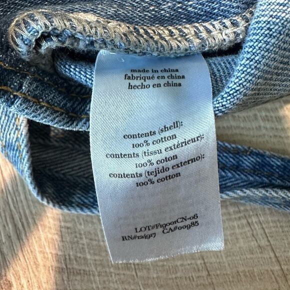 WeWoreWhat Basic Overalls Light Wash Denim M - Picture 6 of 11